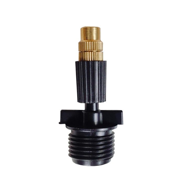 50 bộ béc phun sương 1 hướng bằng đồng kèm ren nối ống 21mm, béc phun sương tưới hoa lan