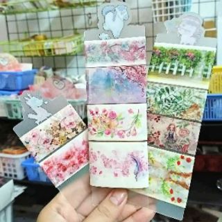 Combo băng dính trang trí washi tape và sticker xinh xinh 🌻🌻