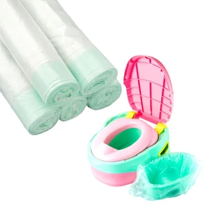 Kikin 5 Cuộn 50 Chiếc Đa Năng Huấn Luyện Bô Nhà Vệ Sinh Cho Ghế Thùng Túi Du Lịch Lót Bô Tã Túi Potty Traini