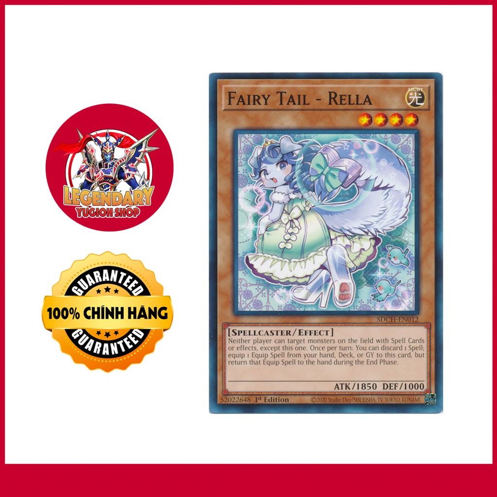 [Thẻ Bài Yugioh Chính Hãng] Fairy Tail - Rella | Shopee Việt Nam
