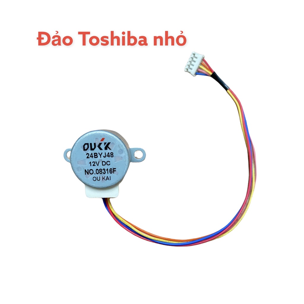 (VTĐL)Motor vẫy đảo gió điều hòa mặt lạnh Toshiba nhỏ