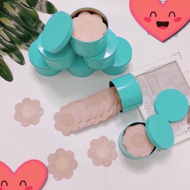 60 Miếng Dán Ti Giấy Cao Cấp Đi Biển Thoải Mái Nhỏ Gọn Tiện Lợi Thay Áo Ngực Chichi Bra 307