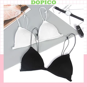 Áo Bra bữ 2 dây mảnh gợi cảm chất cotton mút mỏng mềm mại thoáng mát DOPICO B2099