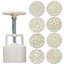 Cc 8 Chiếc Tay Bấm Cookie Tem Bánh Trung Thu Trang Trí Khuôn Thùng Bánh Trung Thu Khuôn 75g DIY