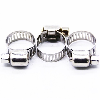 10 Kẹp thép không gỉ Đường kính 13--19mm Kẹp có thể điều chỉnh cho ống