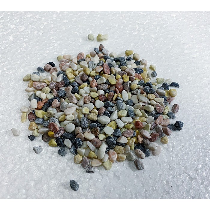 SỎI NHUYỄN ĐỦ MÀU TRANG TRÍ HỒ CÁ CÂY CẢNH 800G