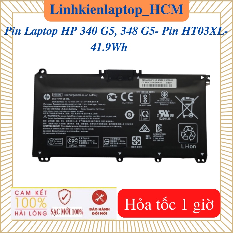 Pin HT03XL-Pin Laptop HP 340 G5, 348 G5- 41.9Wh | Shopee Việt Nam