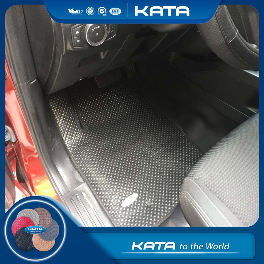 Thảm lót ô tô KATA cho xe Ford Everest (2015- 2021) - Khít với sàn, Chống thấm, Không mùi, Không ẩm mốc