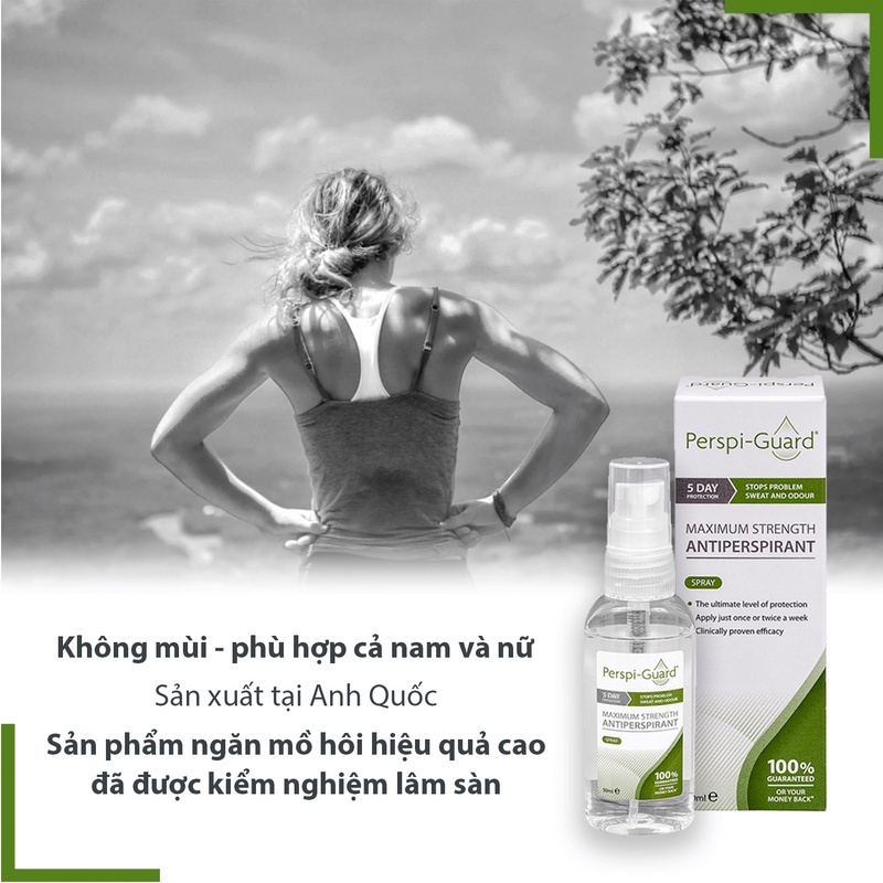 Xịt Ngăn Mồ Hôi Toàn Thân Hiệu Quả Tối Da Perspi-Guard Maximum Strength Antiperspirant Spray 30ml