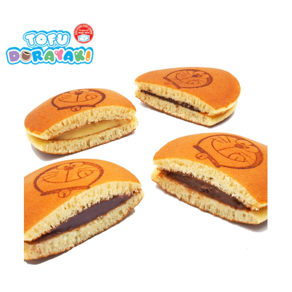 Bánh Doraemon/ Dorayaki (SET 4 BÁNH MIX SOCOLA + KHOAI MÔN + ĐẬU ĐỎ + ĐẬU XANH) Shopee Việt Nam