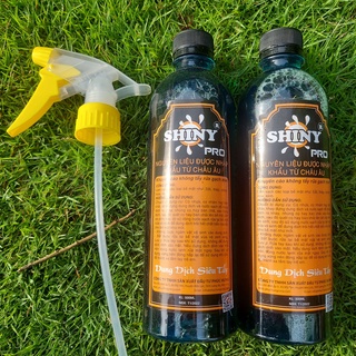 [COMBO 2 CHAI TẶNG ĐẦU XỊT]  DUNG DỊCH NƯỚC RỬA XE KHÔNG CHẠM SHINY PRO 500ml COMBO 2 CHAI