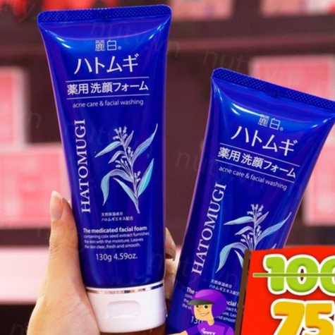 Ảnh Sữa Rửa Mặt Hatomugi Acne Care & Facial Washing The Medicated Facial Foam (130g) 1