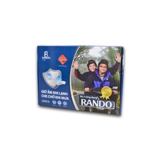 Áo Mưa Bộ RANDO RB2 Vải Dù Cao Cấp, RANDO Chính Hãng, Thời Trang Dành Cho Nam Nữ Đi Phượt, Bền Bỉ Không Thấm Nước