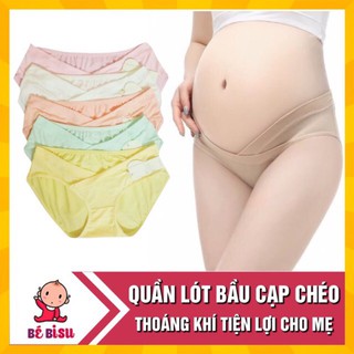 QUẦN LÓT BẦU CẠP CHÉO, CHẤT COTTON ĐẸP THẮM HÚT MỒ HÔI, THOẢI MÁI KHI MẶC  BC_CHIC LINGERIE