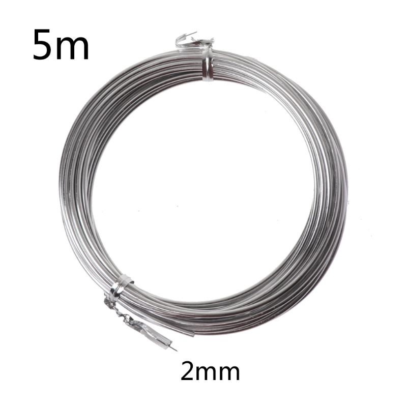 King silver metal aluminium armature wire for diy sculpture arts and craft projects