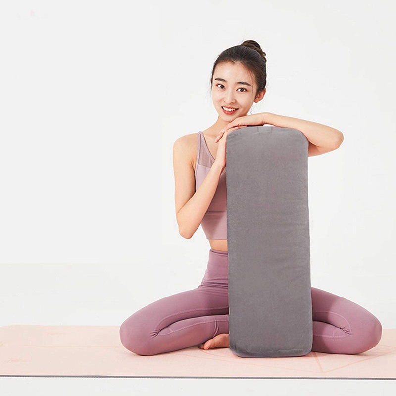 💖Gối Yoga Bolster để thiền và hỗ trợ-Vòng tập Yoga hình tam giác-Phụ kiện Yoga từ máy có thể giặt được