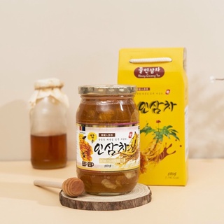 MẬT ONG SÂM HÀN QUỐC LỌ 580gram