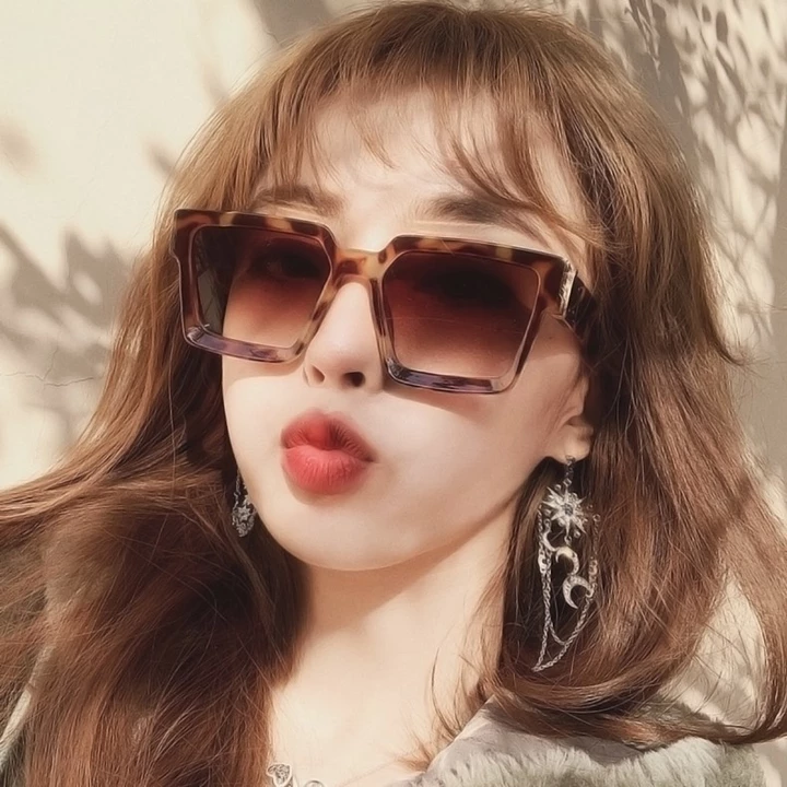 Women's New Red Sunglasses Retro – 3