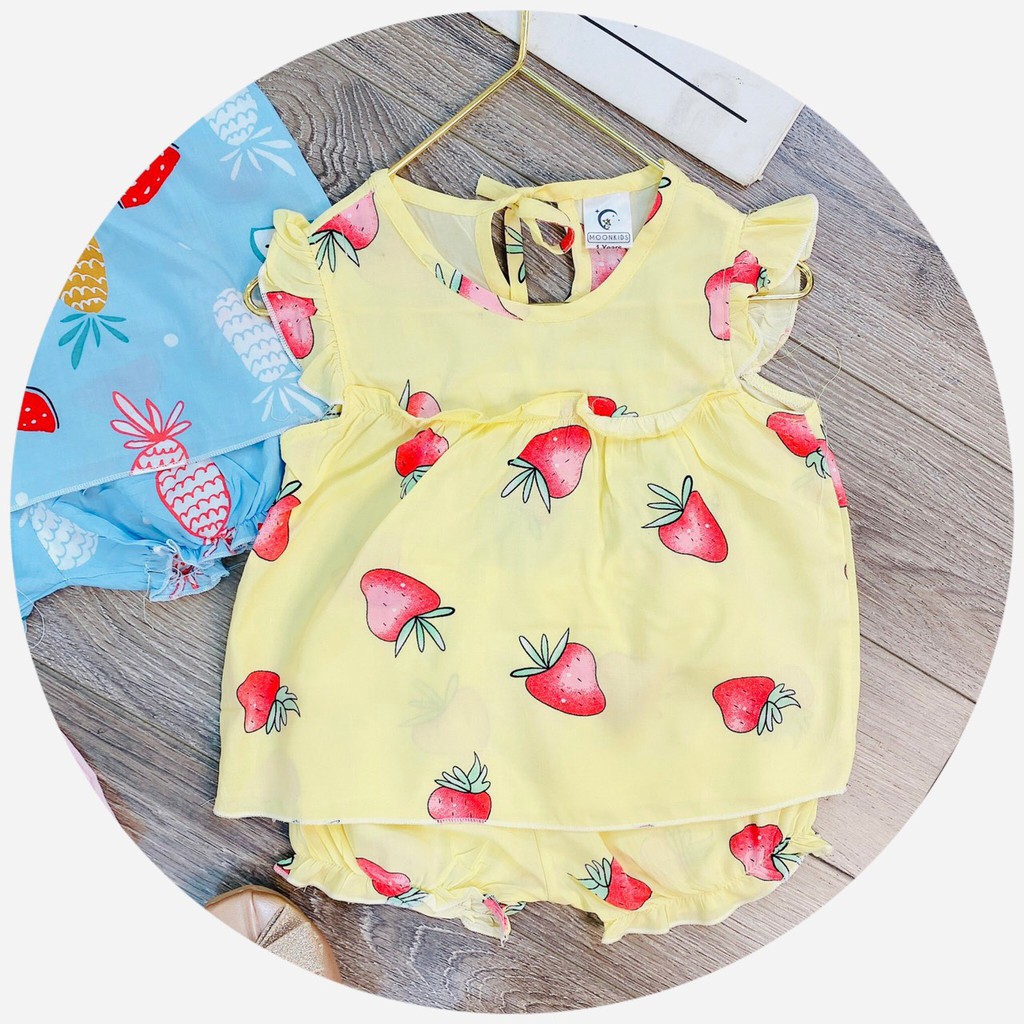 Bộ Lanh Bé Gái Đồ Tole Loại 1 Cho Bé 8-17kg