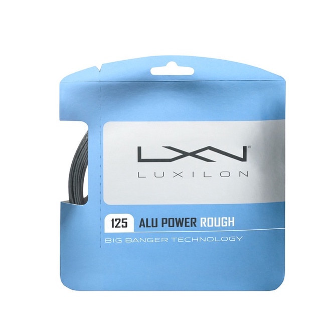 Dây Đan Vợt Tennis WILSON LUXILON ALU POWER ROUGH 125 (Silver ...