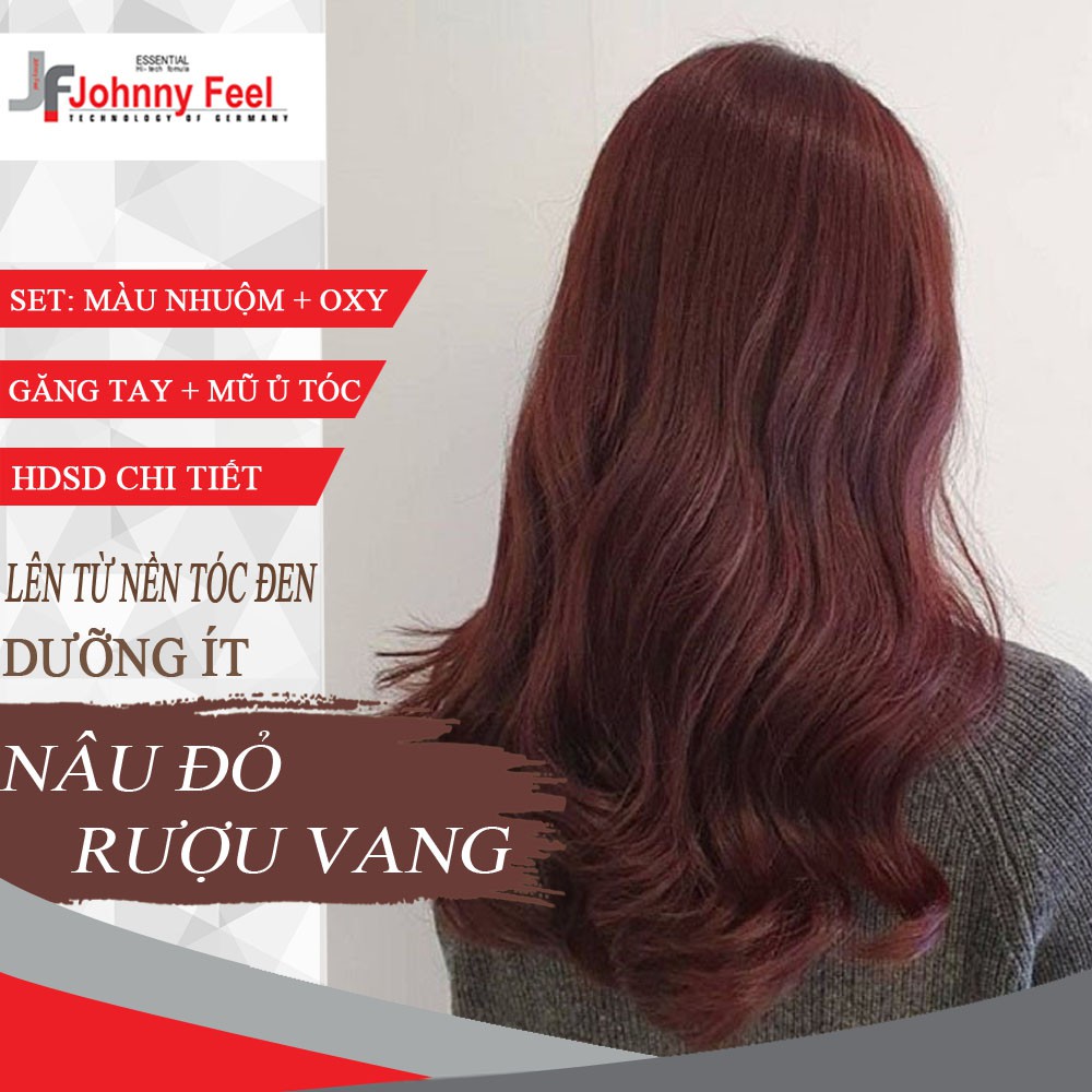 Tóc nhuộm màu nâu đỏ rượu vang là một sự lựa chọn đẹp và quyến rũ cho những ai muốn thử thách và tạo sự khác biệt cho mái tóc của mình. Hình ảnh liên quan sẽ giúp bạn hình dung được vẻ đẹp của tóc nhuộm màu này.