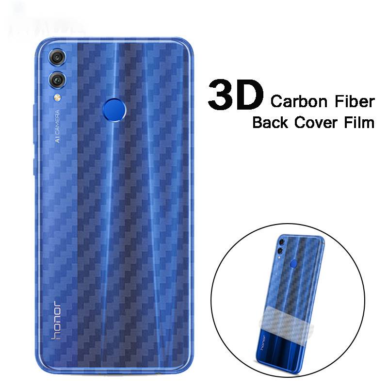 Phim Bảo Vệ Carbon Mặt Sau 3D Cho Huawei Y5 / Y6 Pro / Y6p / Y7 Pro / Y7a / Y8p / Y9 / Y9 Prime / Y9s Phim Bìa Mềm