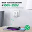 WU US sang EU UK IT cho CH Travel Plug Adapter với 2 cổng USB Ổ cắm điện treo tường Cha