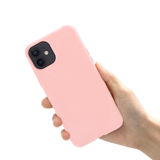 Ốp Điện Thoại Silicon Mềm Màu Trơn Cho iPhone 12Promax XSMax XS XR 5 5s 6 6s 7 8 Plus 11 Promax 11 Pro 12Mini SE 2020