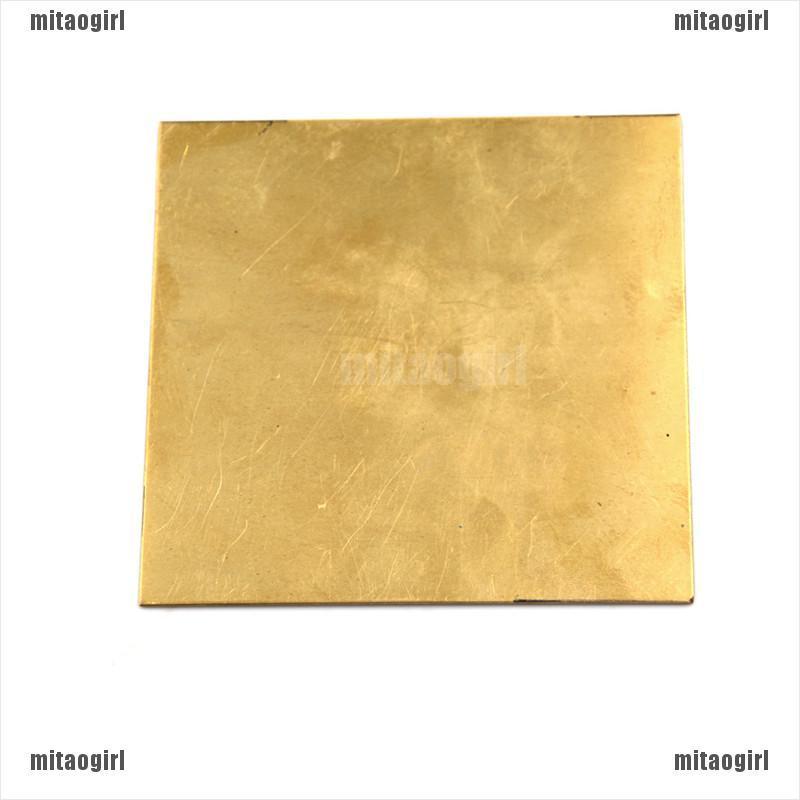 Tấm Đồng Dày 0.5mm / 0.8mm / 1mm / 2mm 100x100mm