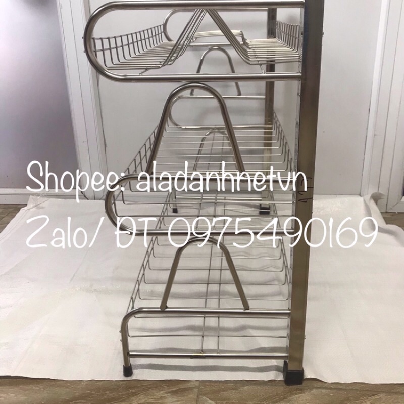 Trạn bát treo tường inox 2 tầng, 3 tầng, giá úp bát treo tường,biV [GIÁ SỈ]