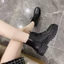 GIÀY BỐT BOOTS NỮ KHÓA KÉO CÁ TÍNH KÈM ẢNH CHI THẬT CHI TIẾT