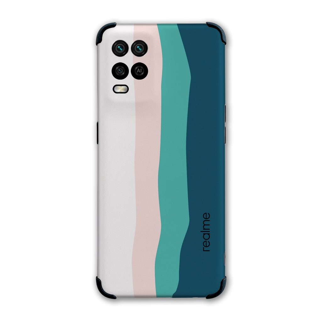 Ốp Điện Thoại Silicon Màu Sắc Cầu Vồng Gradient Cho OPPO Realme 8 Pro 4G C21 8I 9I Narzo 50