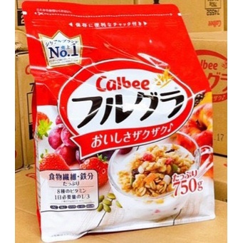 Ngũ cốc Calbee Nhật bản 750g nội địa Nhật Bản Date xa 9/2026