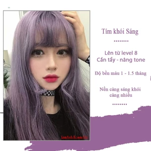 Thuốc nhuộm tóc TÍM KHÓI SÁNG 100ml màu nhuộm lên chuẩn màu