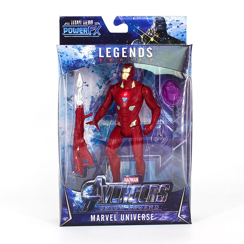 BH2 15CM AVENGERS SUPER HEROS HÀNH ĐỘNG FIGURE Iron Man / Captain America / Hulk / Người Nhện PVC Đồ Chơi Cho Bé Trai Bé Gái Ki
