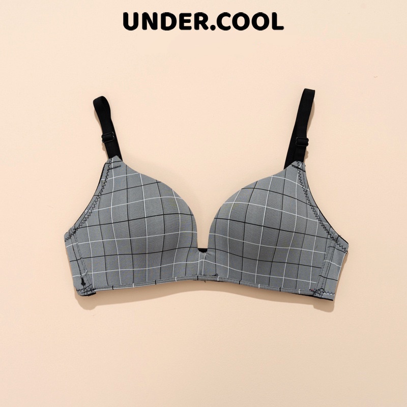 Áo Lót Su Nữ UNDERCOOL Kẻ Đệm Mỏng 1,5cm Nâng Ngực Chống Xệ AL25