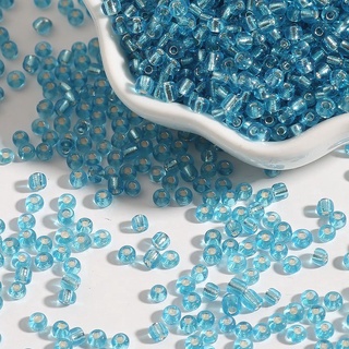 1000 Hạt cườm nhựa thủy tinh trong nhiều màu 1,5-2mm
