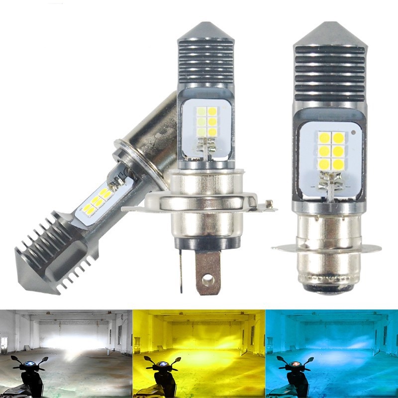 Đèn Pha Led T19 H4 BA20D H6 P15D H6W 2V 6000K Cho Xe Mô Tô | Shopee ...