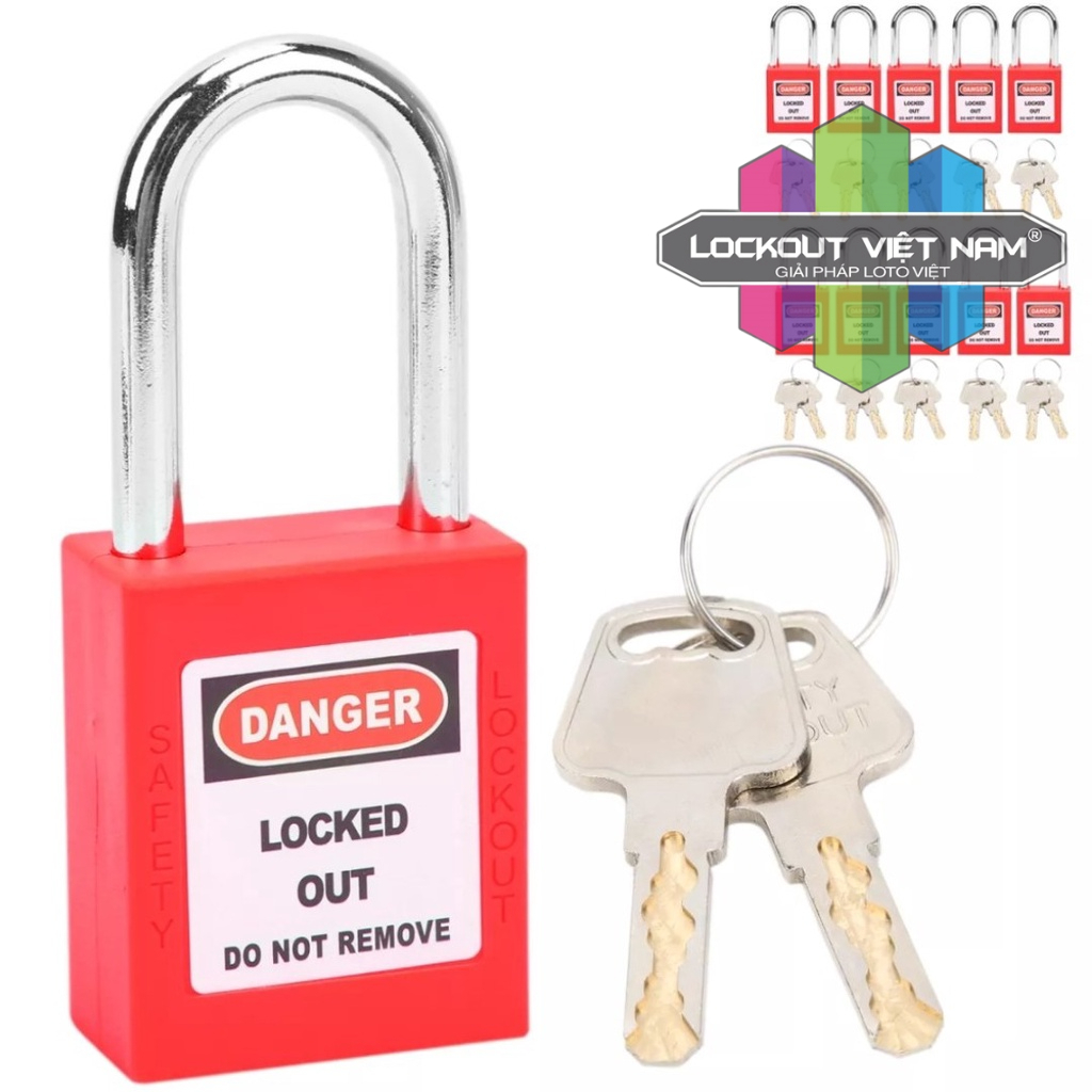 Ổ KHÓA LOTO -KHÓA DANGER -SAFETY PADLOCK - LOCKOUT - TAGOUT [HÀNG CÓ ...