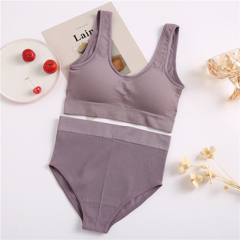 Ảnh Bộ Đồ Lót FINETOO Cho Nữ Không Đường May Mềm Mại Kích Thước S-XL 2