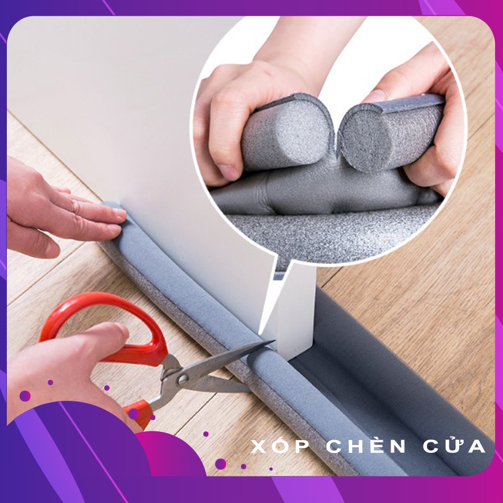 Thanh Mút Xốp chèn khe cửa cách âm, cách nhiệt, ngăn côn trùng, giữ hơi Máy Điều hòa, chống kẹt tay chân Master Store | BigBuy360 - bigbuy360.vn