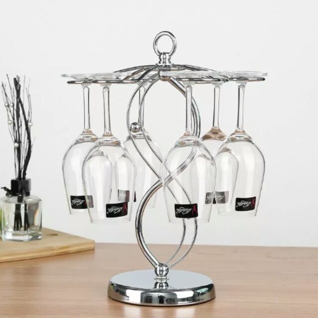 Kệ treo ly rượu vang inox hình nốt nhạc hoặc hình trụ | Shopee Việt Nam