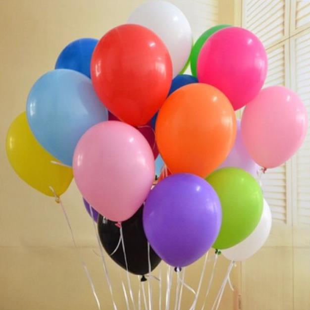 Set 50 bóng bay 10'' trang trí sinh nhật, sự kiện, khai trương, đám cưới, kỷ yếu - K176