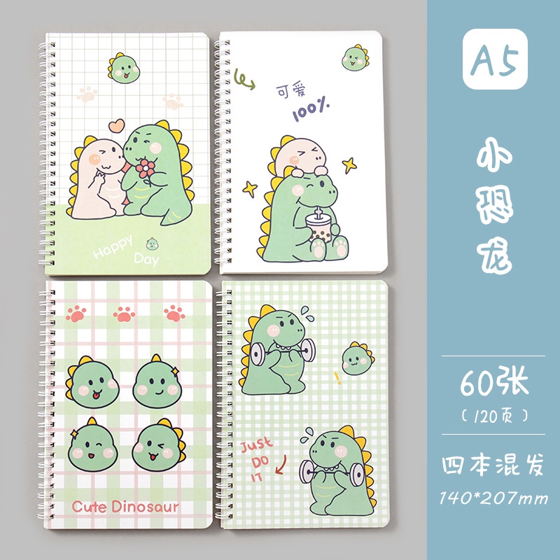 📒 COMBO 1–3 SỔ VỞ GÁY LÒ XO – HỌC TỪ VỰNG – BÌA HOẠT HÌNH DỄ THƯƠNG 🎀
