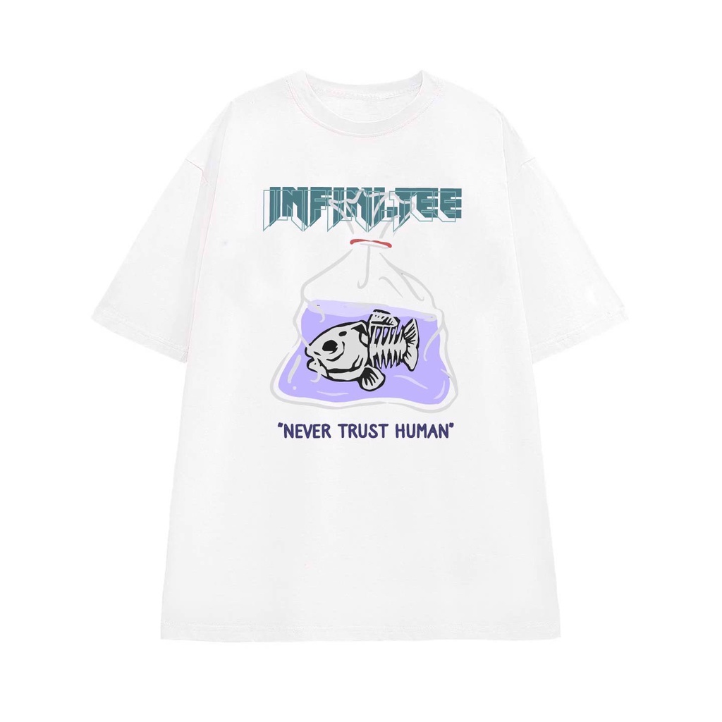 Áo thun INFINITEE Fni0321, Thun 100% Cotton - form rộng Unisex.