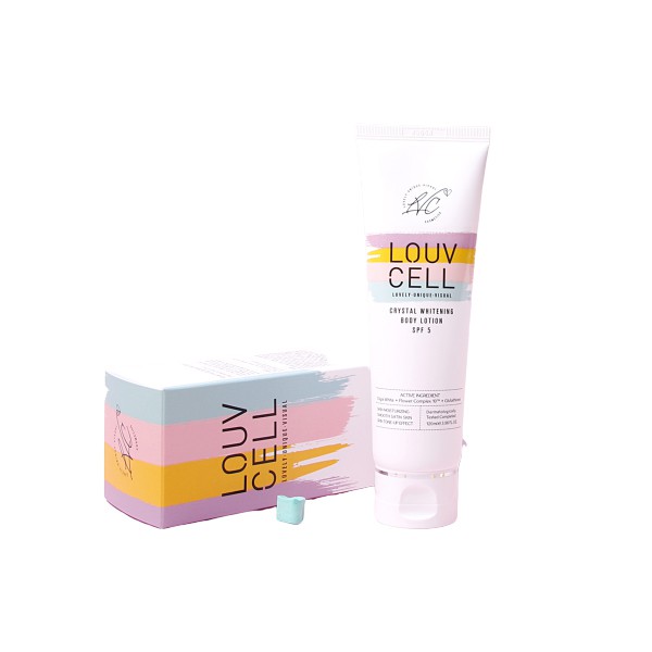 Sữa Dưỡng Thể Louv Cell Crystal Whitening Body Lotion 250ml