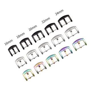 Mới Khóa Dây Đồng Hồ Đeo Tay Bằng Thép Không Gỉ 14Mm 16mm 18mm 20mm 22mm 316L