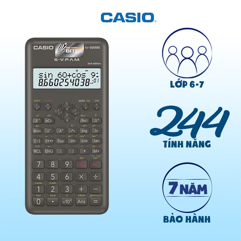 Máy tính Casio fx-500MS - 2nd Edition