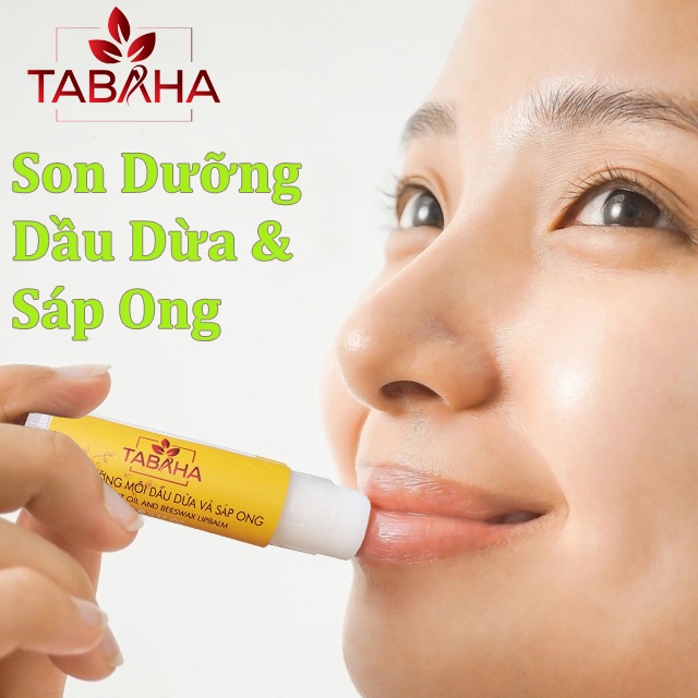 Ảnh Son Dưỡng Môi Dầu Dừa Và Sáp Ong TaBaHa 5g 1