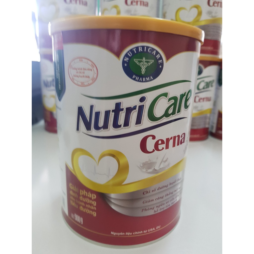 NUTRICARE CERNA 900G ( DINH DƯỠNG DÀNH CHO BỆNH NHÂN TIỂU ĐƯỜNG)